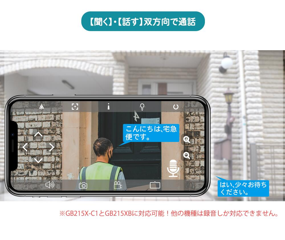 防犯カメラ 【GB-215増設用】最大800万画素 4k POE給電