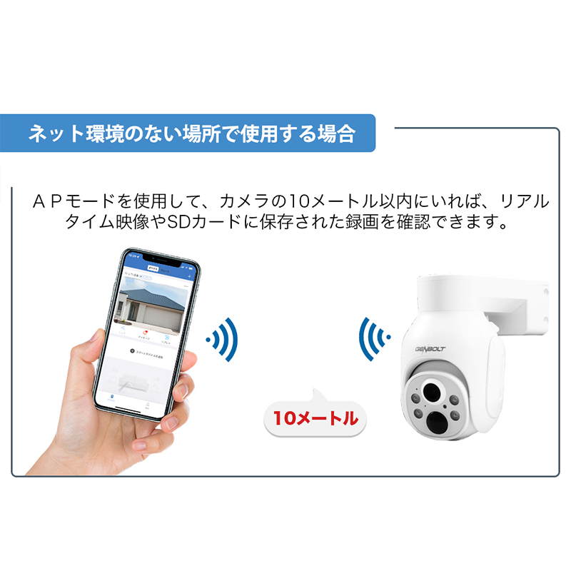 【2019最新型400万画素】防犯カメラ 400万画素 IPネットワークシリーズ 屋外防水仕様 センサーライト