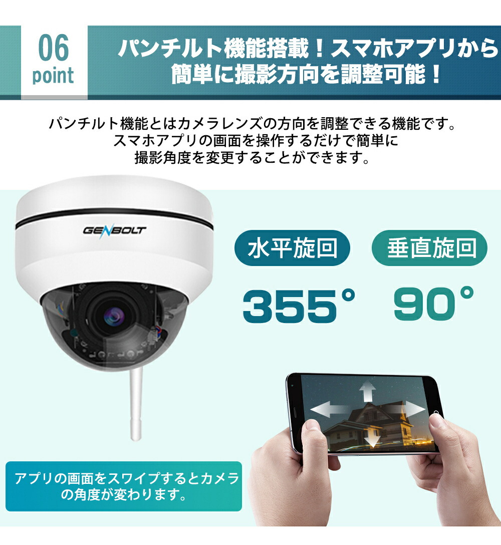 CANAVISドーム型防犯カメラ 100万画素 屋内 録画 夜間監視 新登場！800万画素9倍ズームのドーム型防犯カメラ！GB220V