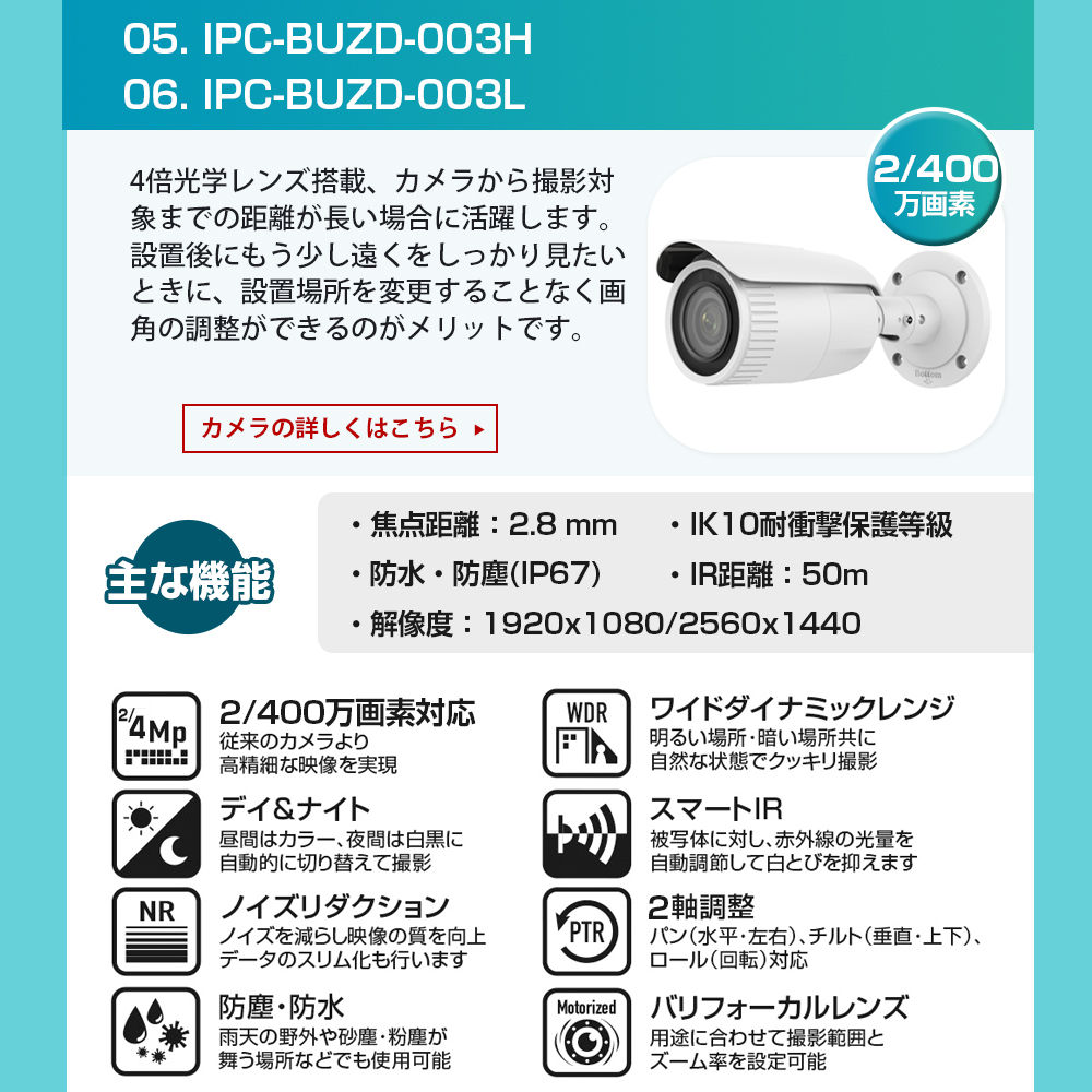 78万画素防犯カメラ(大型) WTW 塚本無線 【受注生産】防犯カメラ 日本製 国内自社工場開発