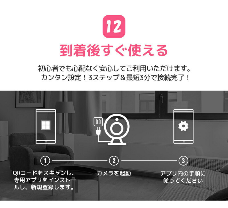 防犯カメラ300万画素屋内用赤外線暗視型カメラ Z-A2