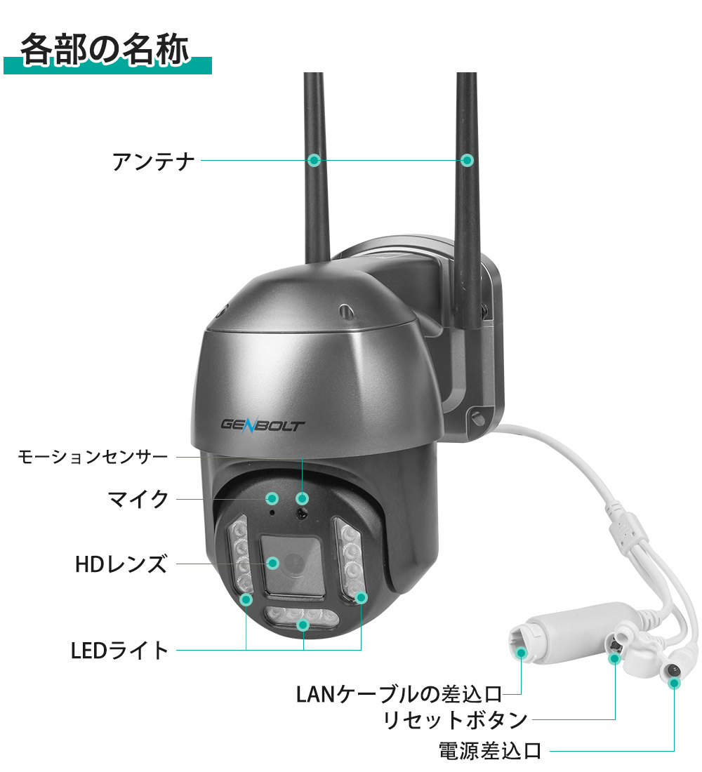 新品発売】800万画素の4K超高解像度超鮮明映像防犯カメラ！GB213V-G
